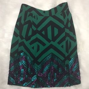 Anthropologie • NWT • 0 • Sequin Pencil Skirt